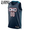 Maillot Enfant Oklahoma City Thunder Personnalisable 2025-26 Nike City Edition Noir Swingman